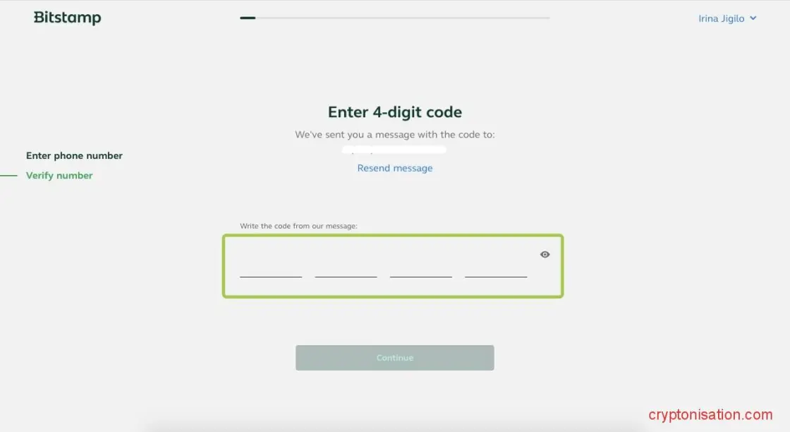 Wprowadzenie kodu weryfikacyjnego