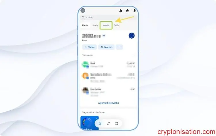 Zakup Bitcoina w Revolut. Krok 1