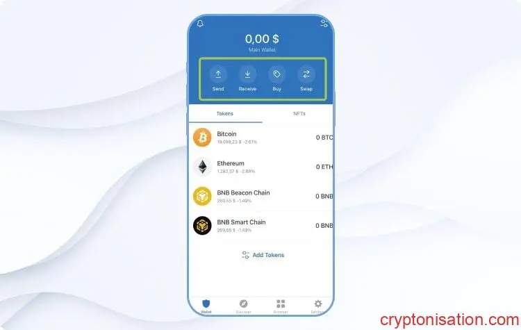 Podstawowe cechy Trust Wallet