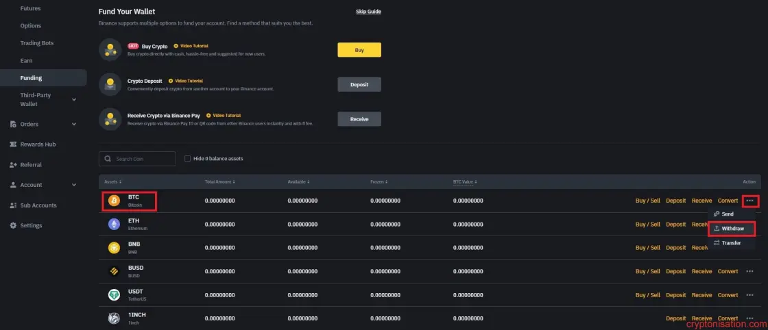Funding Wallet