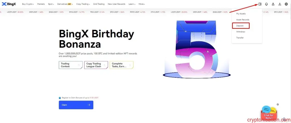 Yatırım. Adım 1