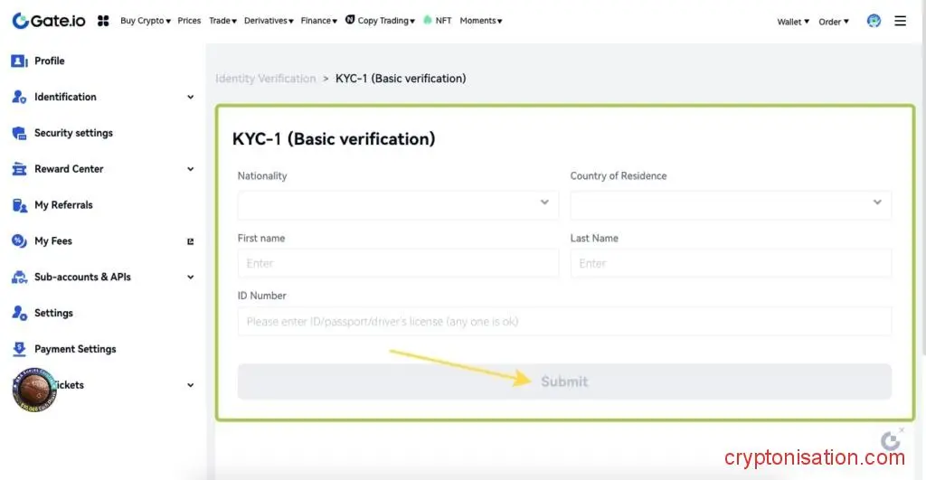 Verificación básica de la identidad