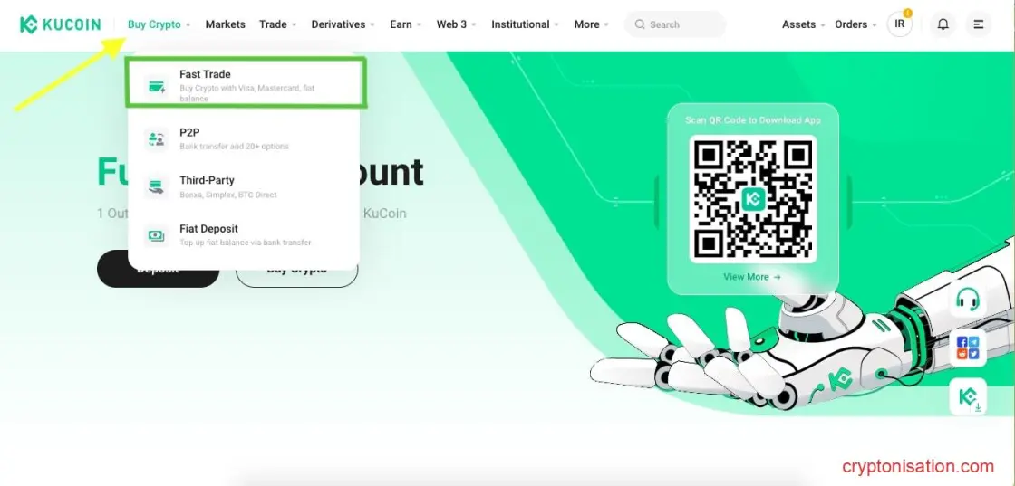 Compra rápida de criptomonedas