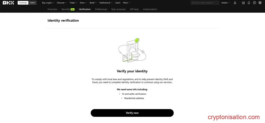 Inicio de la verificación