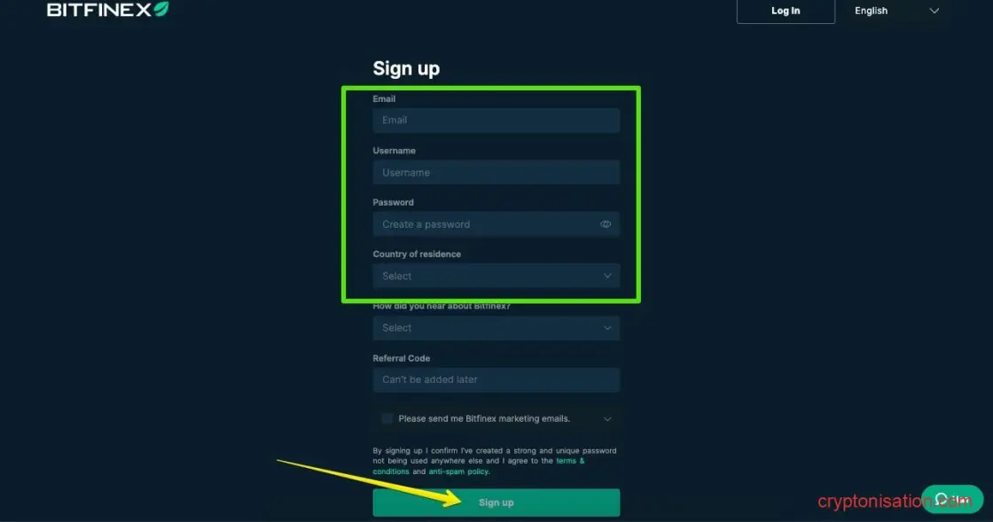 Formularz rejestracyjny