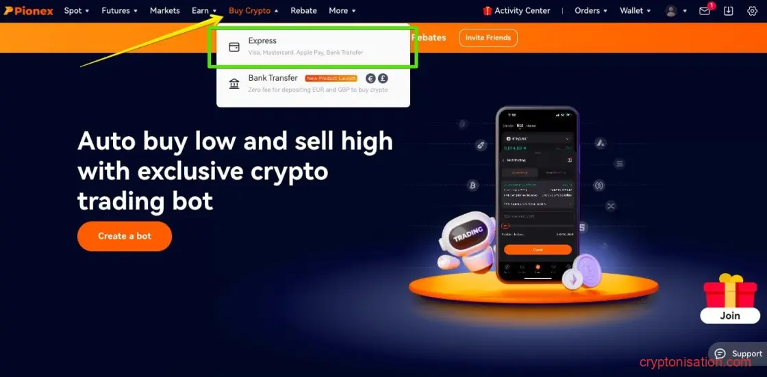  Ekspresowy zakup kryptowalut