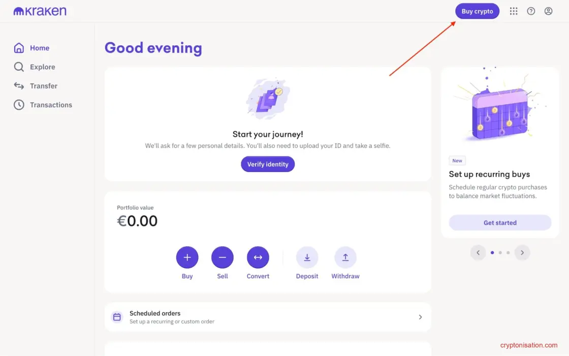  Zakup kryptowaluty