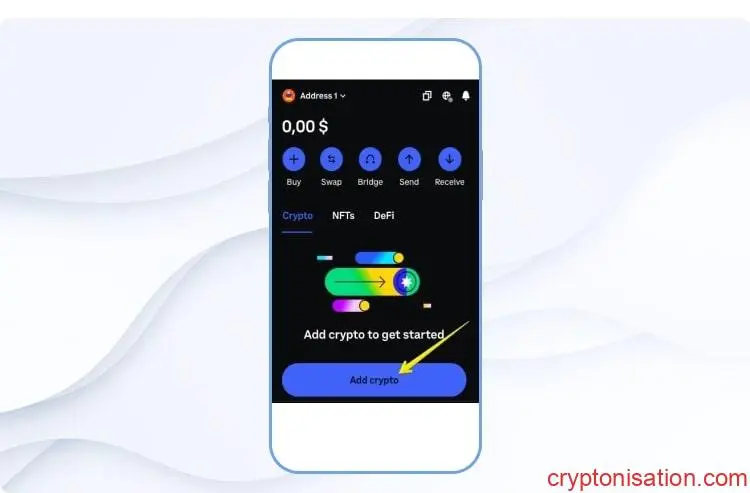 Agregar cripto
